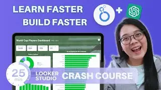 Dashboarding has never been so EASY! 🔥 Google Looker Studio + Chatgpt Crash Course in 25 Min!