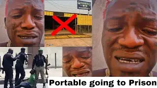 Portable to Prison & He Brake down in Tears as Police Declare him Wanted & Arrest all his Boys