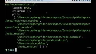 Create Node JS Command Line Tools --  The Require Cache