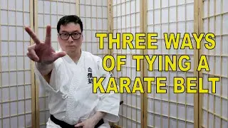 How to Tie Your Karate Belt in Three Ways for Three Different Purposes