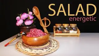 Easy Energetic Salad Recipe at home with beets | Uzbek Foods