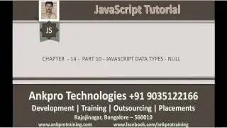 JavaScript for beginners - Chapter 14 - Data types Part 10 - Null