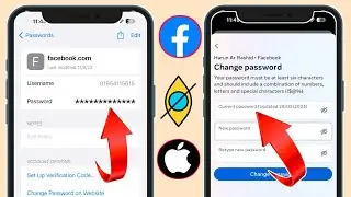 Как увидеть свой пароль Facebook на iPhone || Посмотрите пароль Facebook, если вы его забыли