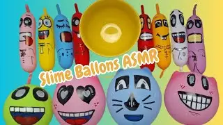 Making 4 different satisfying slime with balloons slime  | Satisfying Slime and Ballon video .