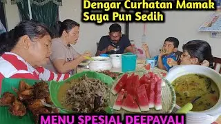 Saya Masak Makanan Enak Dan Mewah Mamak Malah Curhat Sedih😢