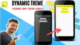 Flutter Dynamic Theme | Change Flutter App Theme Easily | Flutter Plugin