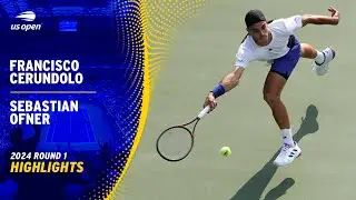 Francisco Cerundolo vs. Sebastian Ofner Highlights | 2024 US Open Round 1