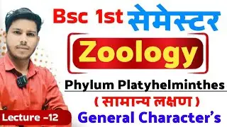 Phylum Platyhelminthes General Characteristics | flatworm | प्लेटीहेल्मिन्थीज संघ के लक्षण