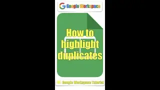 How to highlight duplicates?