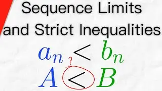 Sequence Limits Dont Preserve Strict Inequalities | Real Analysis Exercises