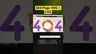 404 Page Animation | HTML | CSS | Animation 