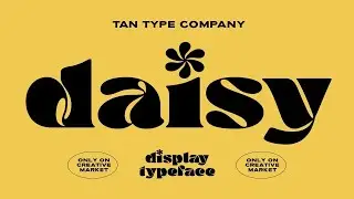 TAN   DAISY Font Free Download