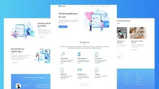 Responsive Landing Page Website Design Using HTML, CSS & Javascript