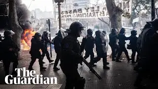 Protesters and police clash in Argentina over President Milei’s reforms