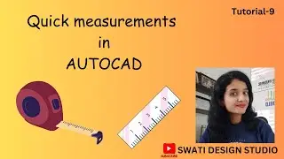 Quick measurement tool in AutoCAD | tape measurement in AutoCAD | dimension in AutoCAD | 