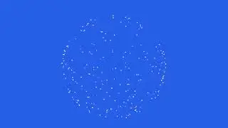 Fire Particles Overlay green screen