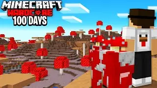 I Survived 100 Days in a MUSHROOM ISLAND Only world in Minecraft Hardcore