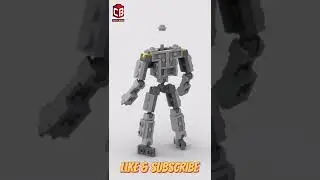 LEGO N21 Mech Frame Satisfying Build LEGO MOC #shorts #lego #legomoc #crixbrix