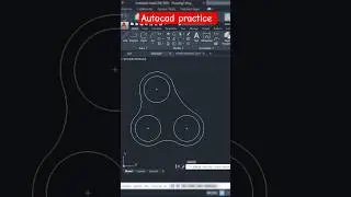 Autocad practice drawing | Cad by Ankit | autocad mechanical |#autocad #autocad2d