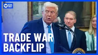 China Responds To Donald Trump’s Tariff Backflip | 10 News First