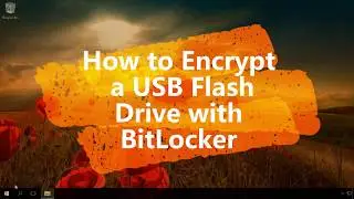 Securely Encrypt a USB Flash drive using Windows BitLocker  To Go