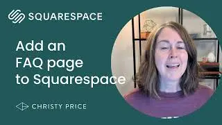 Add an FAQ Page to Squarespace Tutorial 2024