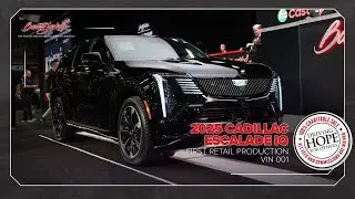 $550,000 CHARITY SALE! 2025 Cadillac Escalade IQ VIN 001 - BARRETT-JACKSON 2024 FALL AUCTION