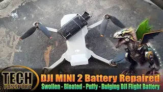 DJI MINI 2 Battery Repaired 🔥 Swollen - Bloated - Puffy - Bulging DJI Flight Battery ⚡ DJI BATTERIES