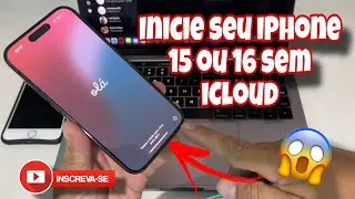 COMO INICIAR SEU IPHONE 15 OU 16 SEM ADICIONAR CONTA - SEM APPLE ID E SEM ICLOUD