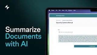 Summarize document with AI | No Code | Glide App Tutorial