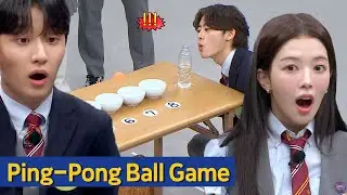 [Knowing Bros] Who Has the Best Lung Capacity? Hierarchy Actors vs Bros Doing Ping-Pong Ball Game