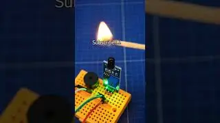 how to make fire detector with Arduino and IR sensor (easy school project) (flame detector)