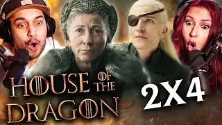 HOUSE OF THE DRAGON SEASON 2 EPISODE 4 REACTION - WHAT AN INSANE EPISODE! - 2X4 - REVIEW