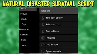 Natural Disaster Survival Script | Roblox Script | Not Patched | No Ban