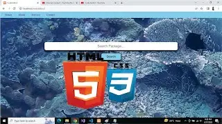 How to Set Background Video & Image in HTML CSS/Design website front page for Beginners Part-3