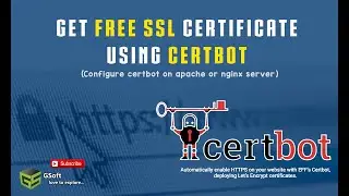 how to setup free SSL certificate for your website domain using certbot | enable https let's Encrypt