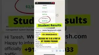 Student Result Earning $100 Per Day | Taresh Singhania Course Review