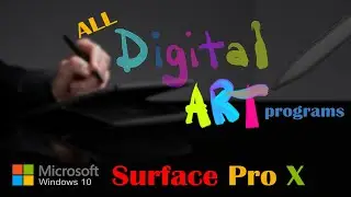 Surface Pro X - Top 13 drawing, painting, 3D sculpting, digital art, and design programs compatible