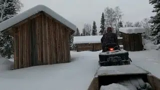 Снегоход Стелс Мороз, едем на вторую избу, охота на глухарей, день второй!