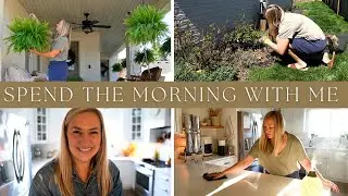 Spring Homemaking, Front Porch Refresh, and my Morning Routine!