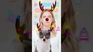 Reindeer cats filter | Effect House #alliwantforchristmasisyou #effecthouse #tiktok