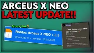 Arceus x Neo LATEST UPDATE!!! 1.0.6 MORE OPTIMIZE😭😳