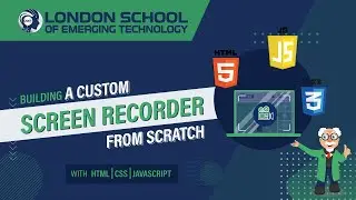 Building a Custom Screen Recorder from Scratch with HTML, CSS & JavaScript | Step-by-Step Tutorial