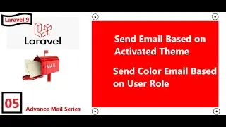 (05) Advance Mail Series in Laravel | Send Bootstrap Template in Email | Send html design in Email