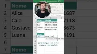 MUITO mais fácil que o PROCV #excel #relatório