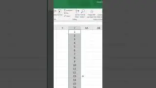 Auto Number Fill in excel| 