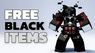 GET ALL FREE BLACK ROBLOX ITEMS! 🔥(2024)