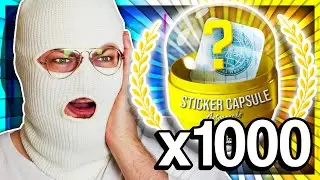 OPENING 1000 PARIS STICKER CAPSULES (MANY GOLDS)