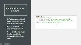 Scratch 3.0 vs Python - Conditional Loops