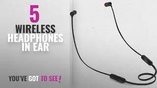 Top 10 Wireless Headphones In Ear [2018]: JBL T110BT Pure Bass Wireless In-Ear Headphones with Mic